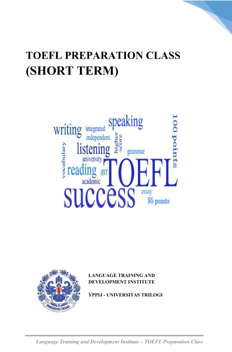 Persiapan TOEFL